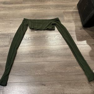 Olive Green Crop Too